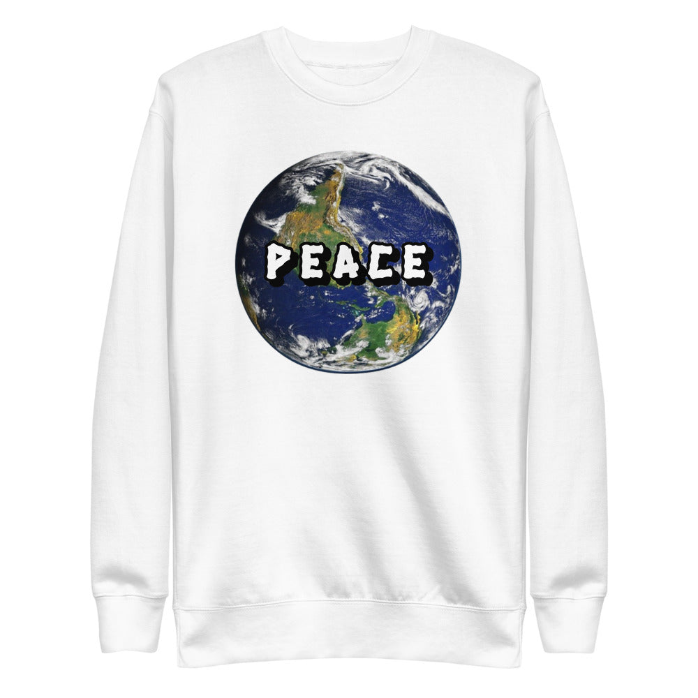 'Peace on Earth' unisex ultrasoft pullover