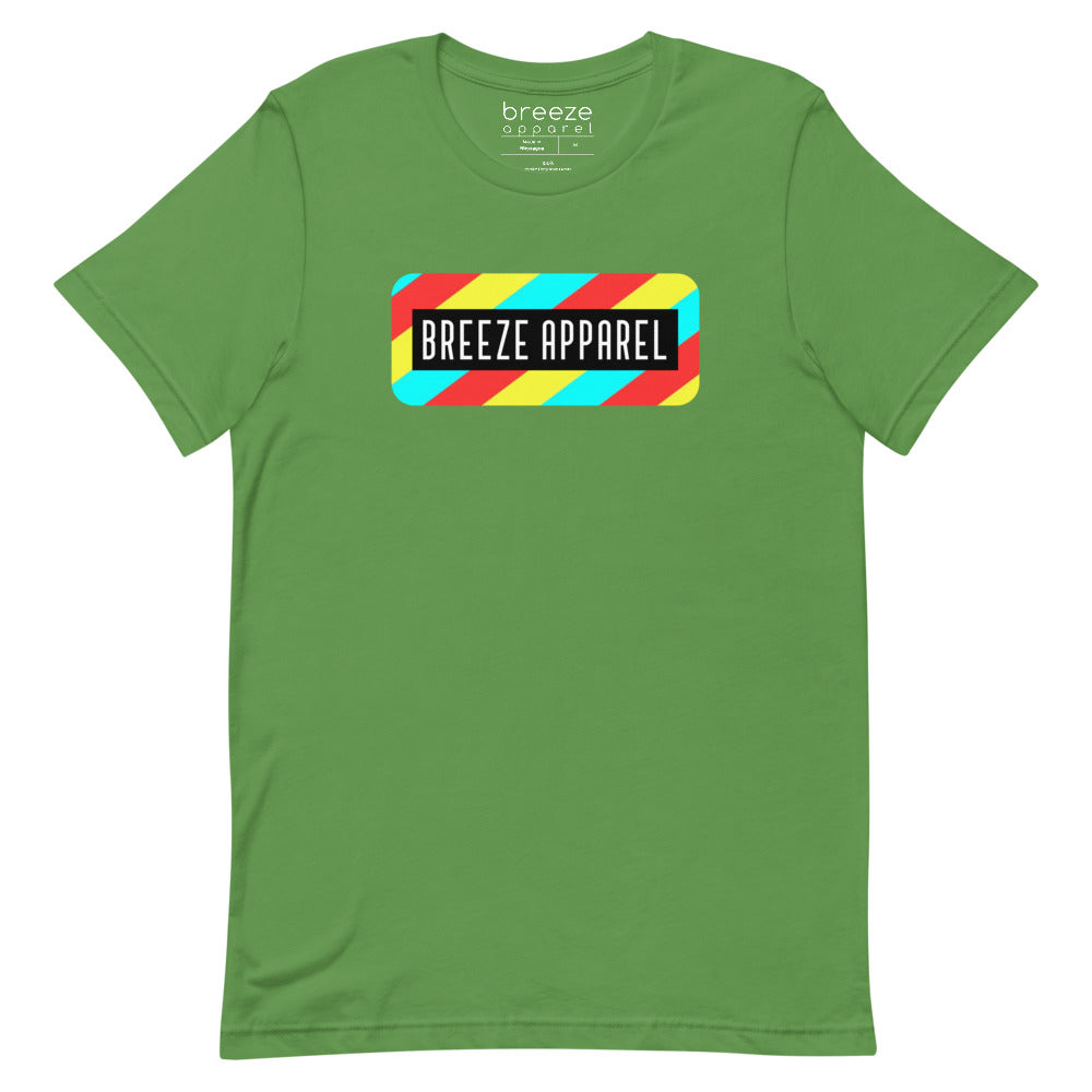 'Stripe Logo' unisex short-sleeved shirt