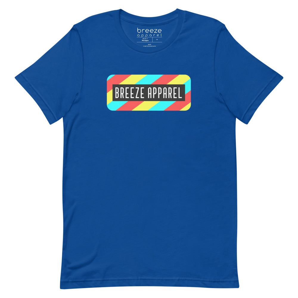 'Stripe Logo' unisex short-sleeved shirt