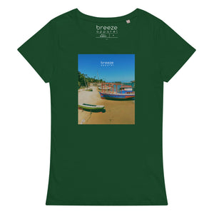 'Brazilian Bay' women's basic organic t-shirt