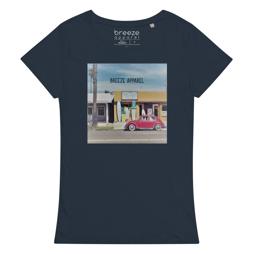 'Board Shopping' women’s basic organic t-shirt