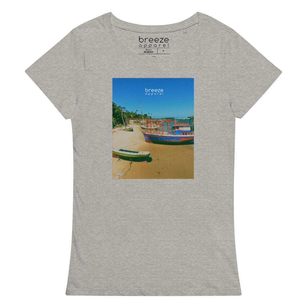 'Brazilian Bay' women's basic organic t-shirt