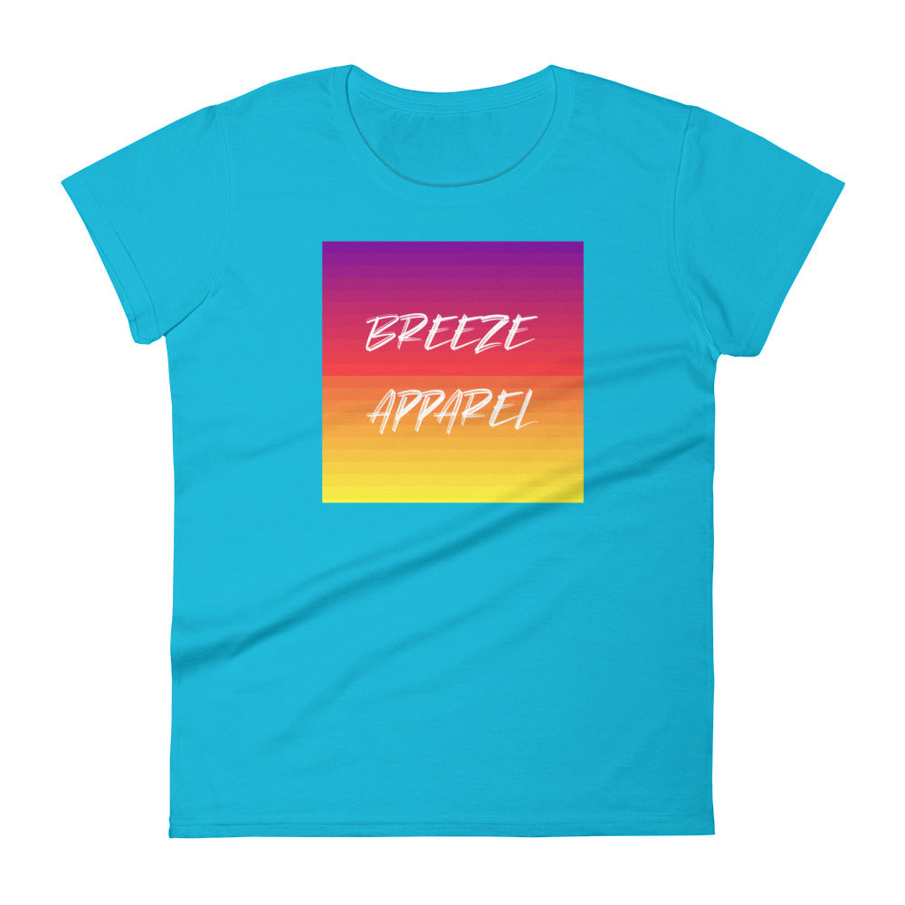 'Desert Sunset' women's short-sleeved shirt