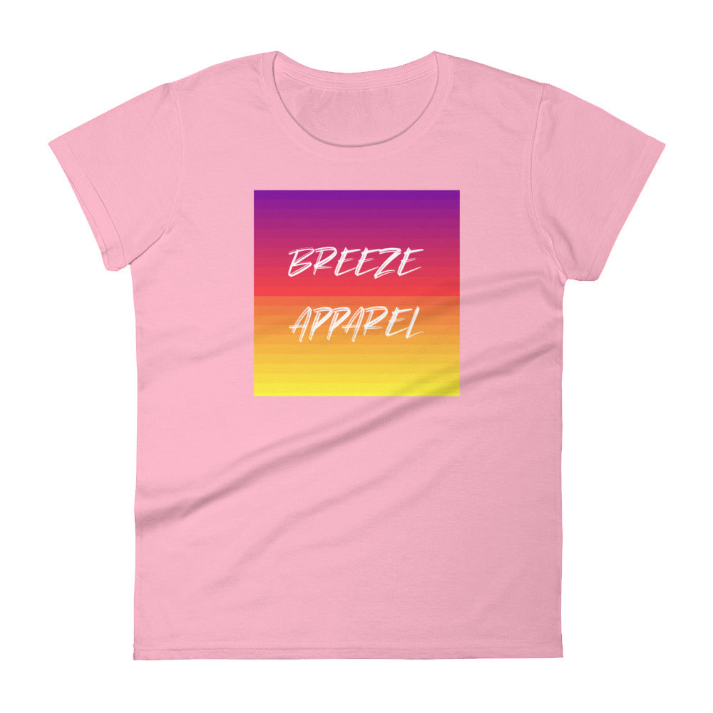 'Desert Sunset' women's short-sleeved shirt