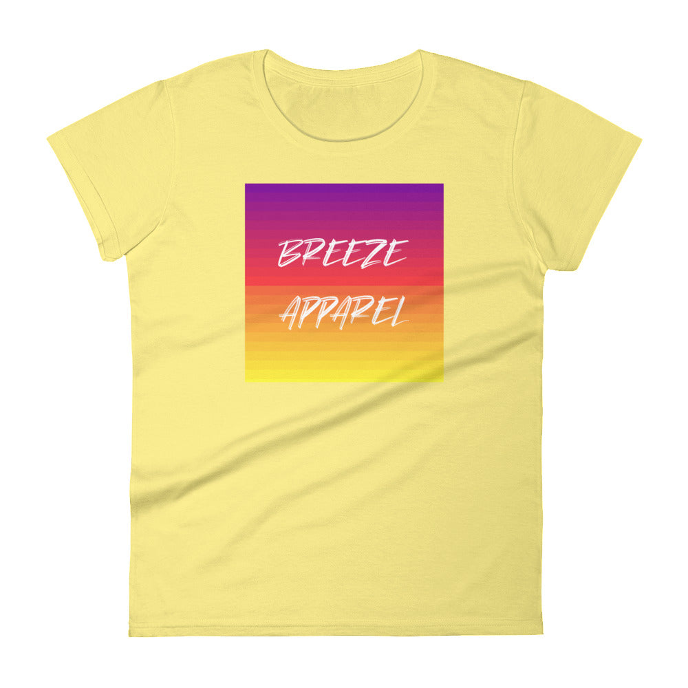 'Desert Sunset' women's short-sleeved shirt